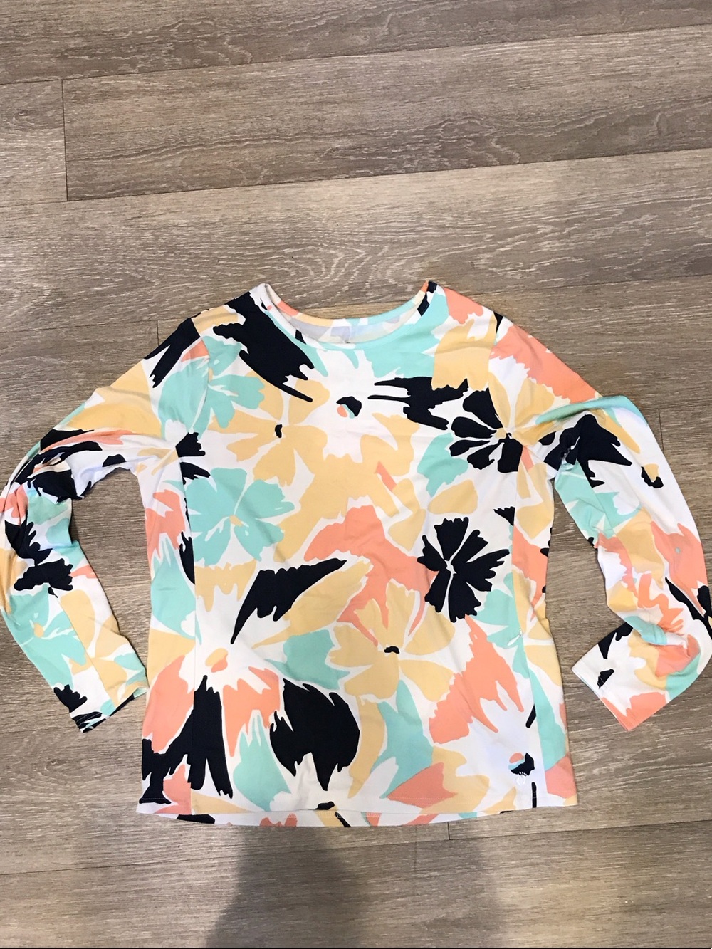 Hang Ten Floral Long Sleeve Sun Shirt - UPF 50+